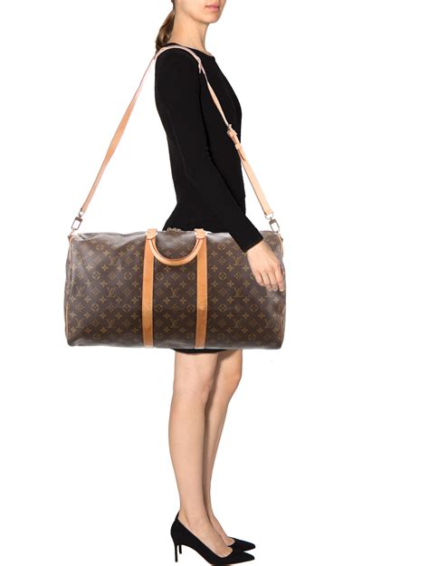 louis vuitton holdall black|louis vuitton keepall 55 size.